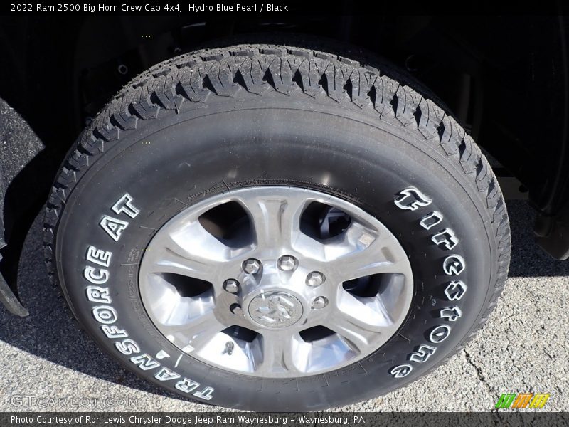 Hydro Blue Pearl / Black 2022 Ram 2500 Big Horn Crew Cab 4x4