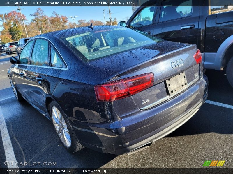 Moonlight Blue Metallic / Black 2016 Audi A6 3.0 TFSI Premium Plus quattro