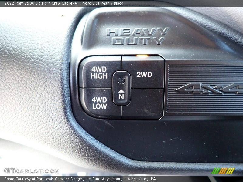 Controls of 2022 2500 Big Horn Crew Cab 4x4