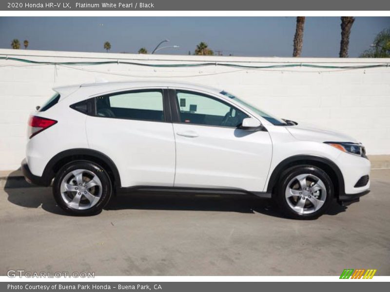 Platinum White Pearl / Black 2020 Honda HR-V LX