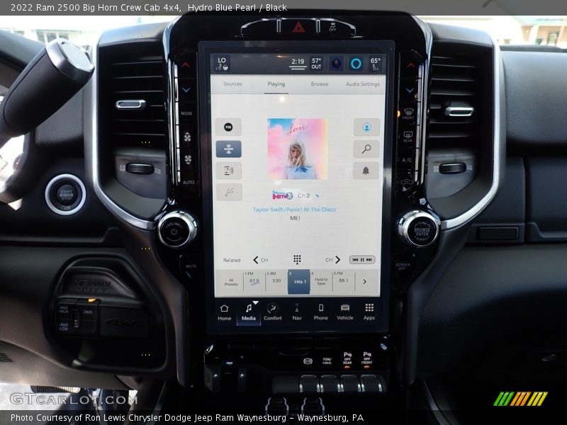 Controls of 2022 2500 Big Horn Crew Cab 4x4