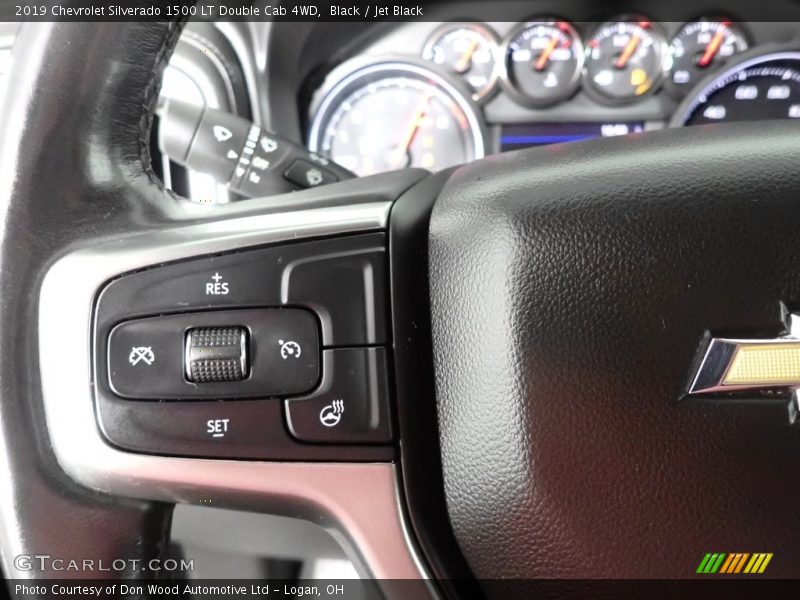 Black / Jet Black 2019 Chevrolet Silverado 1500 LT Double Cab 4WD