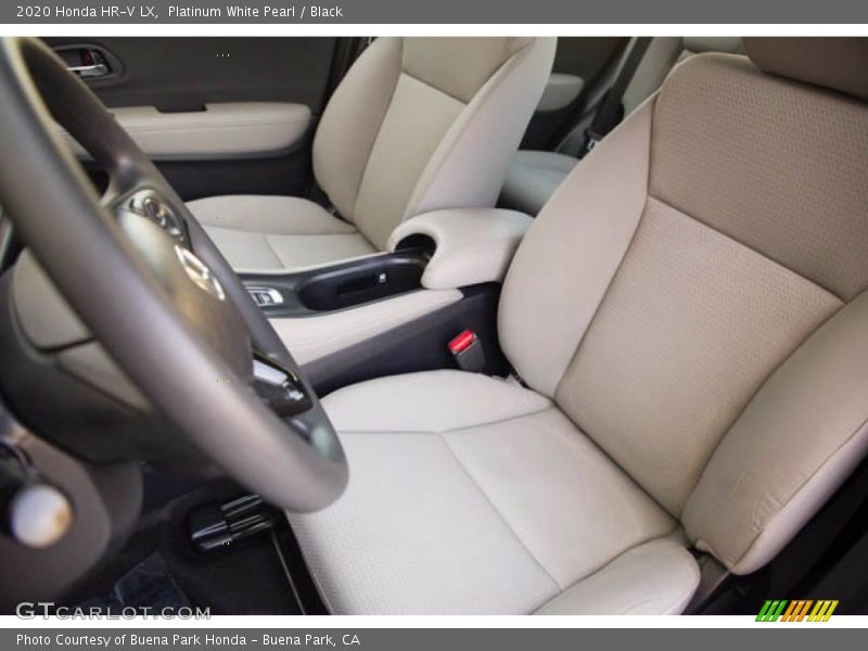Platinum White Pearl / Black 2020 Honda HR-V LX