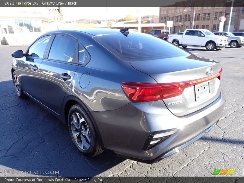 Gravity Gray / Black 2021 Kia Forte LXS