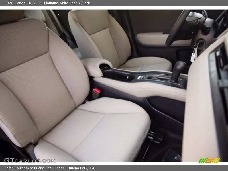 Platinum White Pearl / Black 2020 Honda HR-V LX