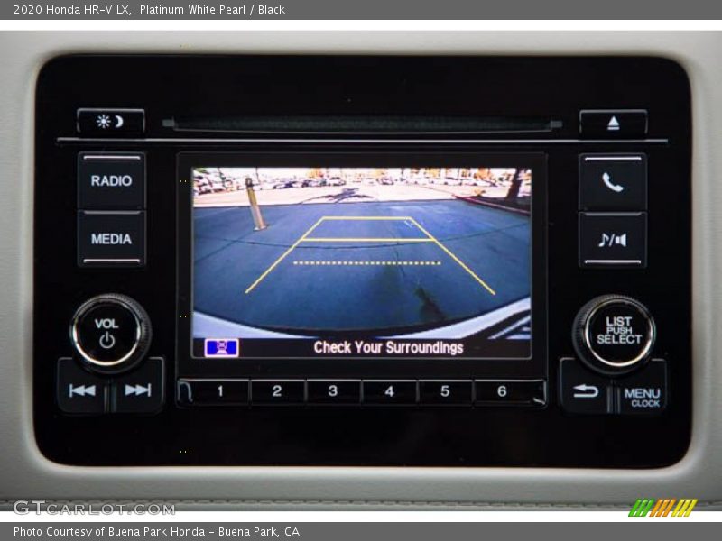 Platinum White Pearl / Black 2020 Honda HR-V LX
