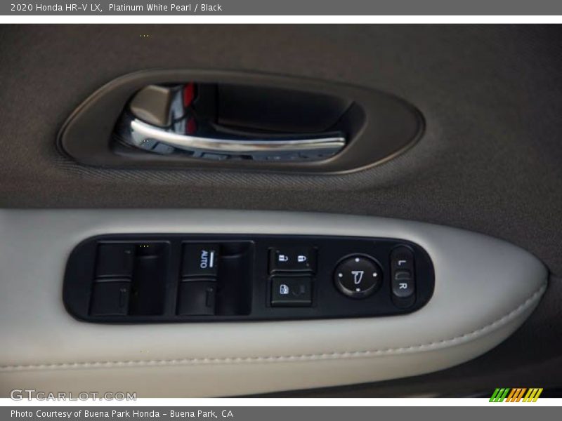Platinum White Pearl / Black 2020 Honda HR-V LX
