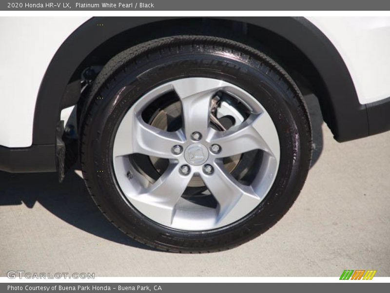 Platinum White Pearl / Black 2020 Honda HR-V LX