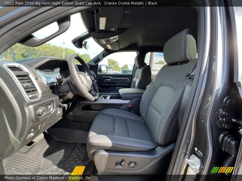  2022 1500 Big Horn Night Edition Quad Cab 4x4 Black Interior