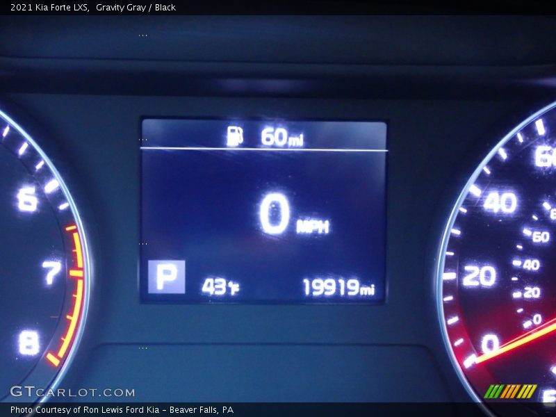 Gravity Gray / Black 2021 Kia Forte LXS