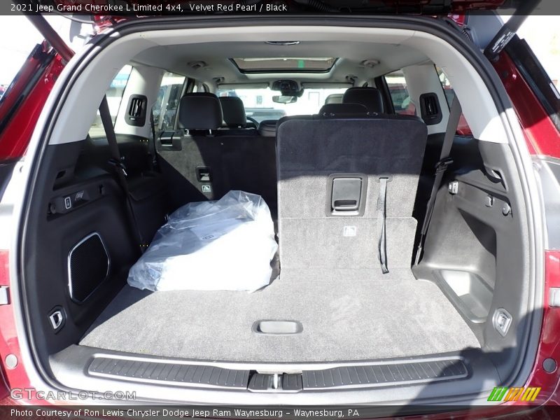 Velvet Red Pearl / Black 2021 Jeep Grand Cherokee L Limited 4x4
