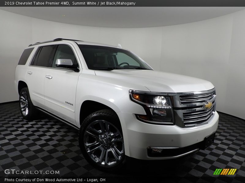 Summit White / Jet Black/Mahogany 2019 Chevrolet Tahoe Premier 4WD