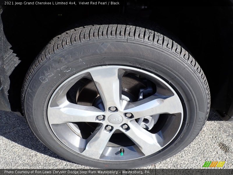 Velvet Red Pearl / Black 2021 Jeep Grand Cherokee L Limited 4x4