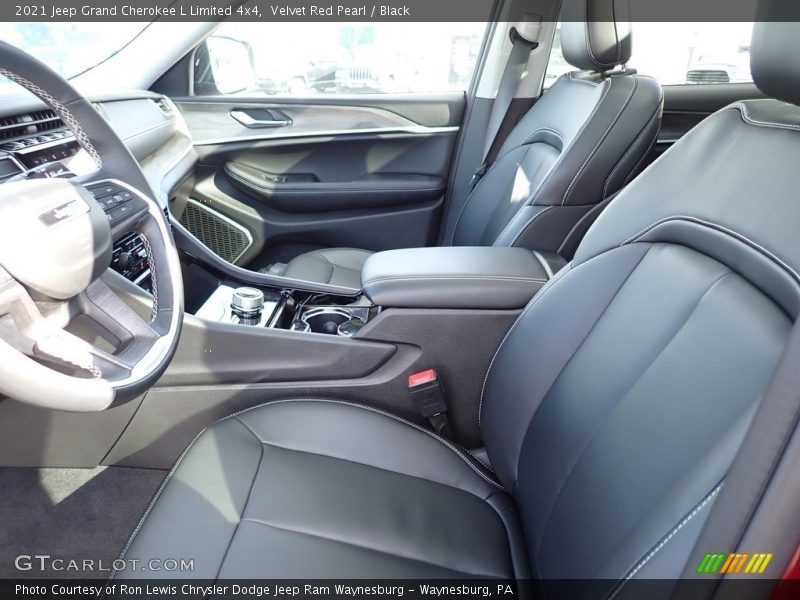 Velvet Red Pearl / Black 2021 Jeep Grand Cherokee L Limited 4x4