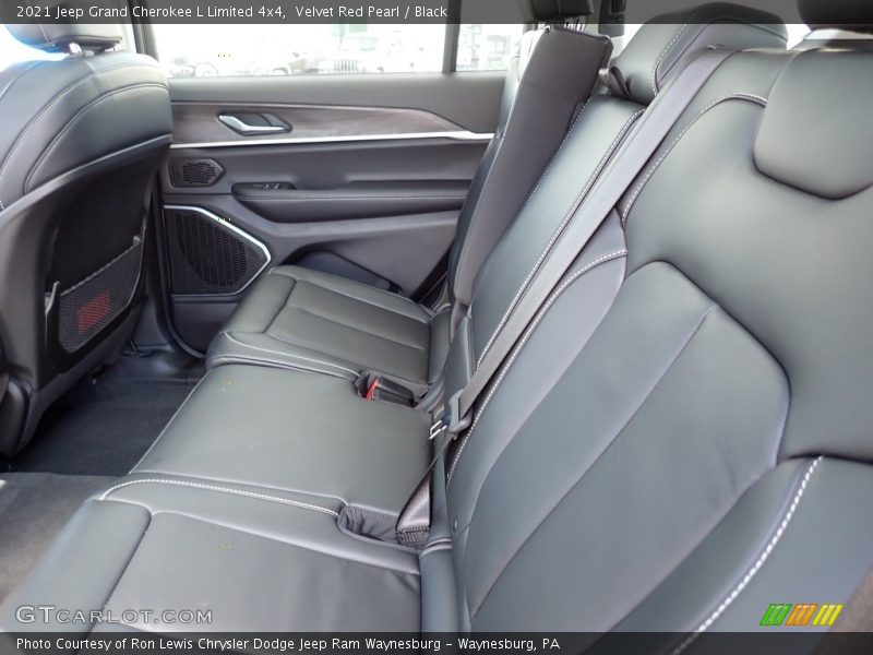 Velvet Red Pearl / Black 2021 Jeep Grand Cherokee L Limited 4x4