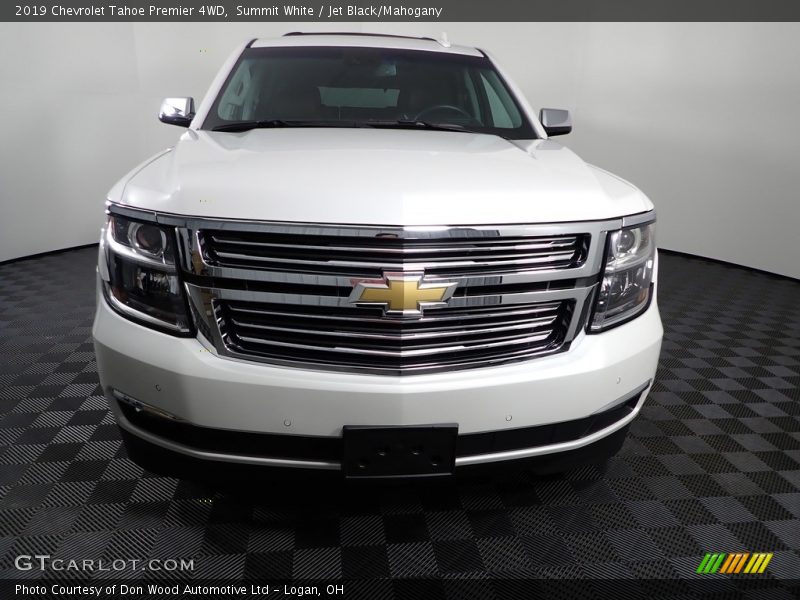 Summit White / Jet Black/Mahogany 2019 Chevrolet Tahoe Premier 4WD