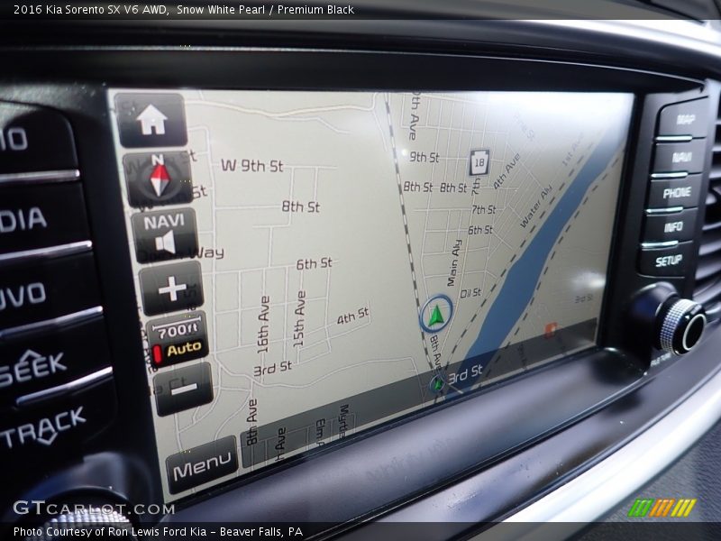 Navigation of 2016 Sorento SX V6 AWD