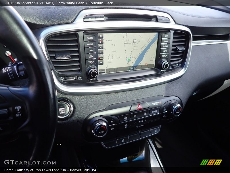 Navigation of 2016 Sorento SX V6 AWD