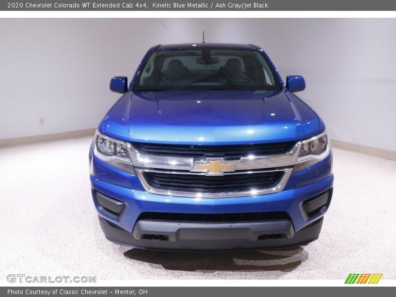 Kinetic Blue Metallic / Ash Gray/Jet Black 2020 Chevrolet Colorado WT Extended Cab 4x4