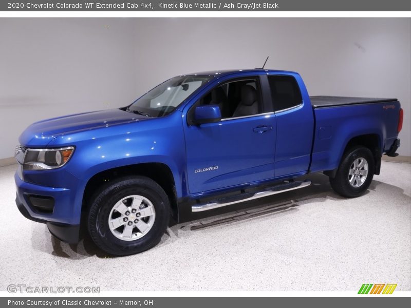 Kinetic Blue Metallic / Ash Gray/Jet Black 2020 Chevrolet Colorado WT Extended Cab 4x4