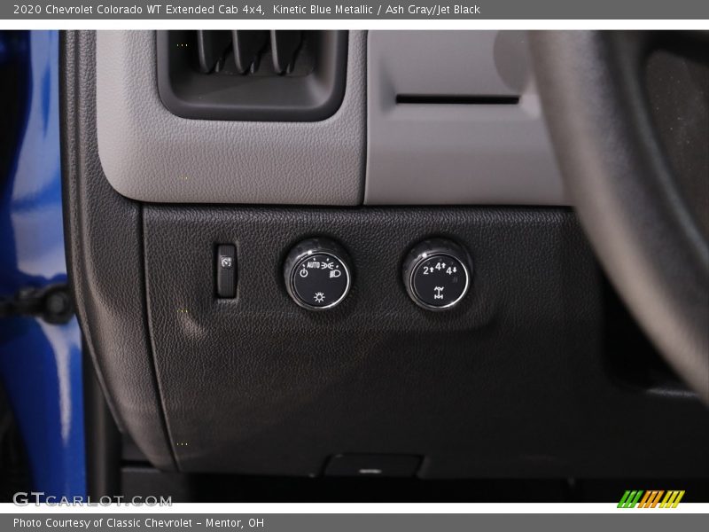 Kinetic Blue Metallic / Ash Gray/Jet Black 2020 Chevrolet Colorado WT Extended Cab 4x4