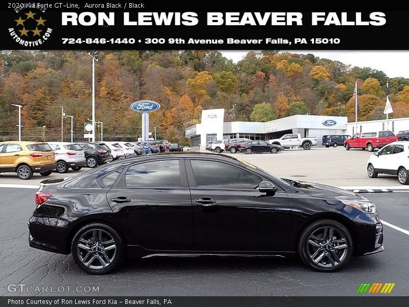 Aurora Black / Black 2020 Kia Forte GT-Line