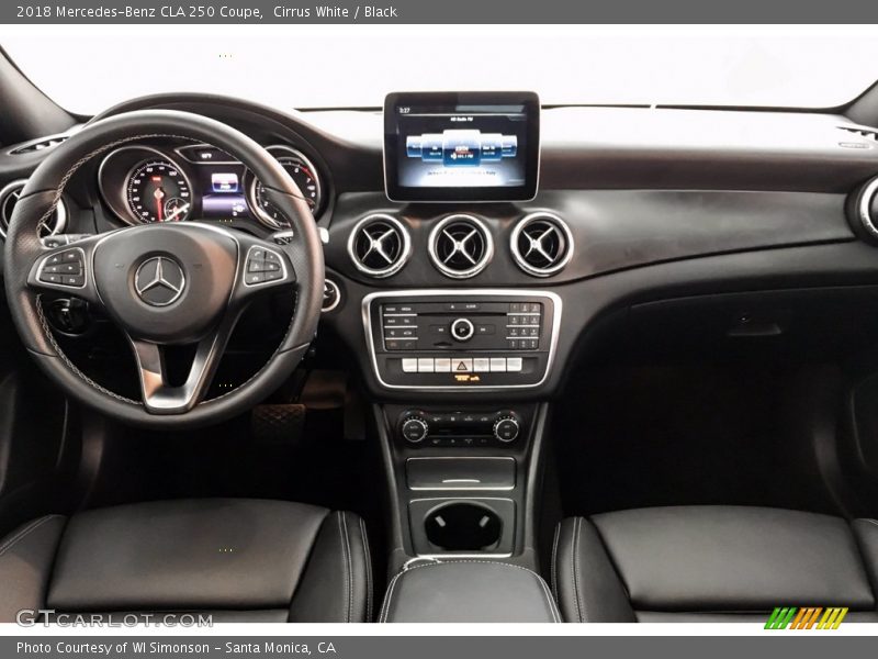 Cirrus White / Black 2018 Mercedes-Benz CLA 250 Coupe
