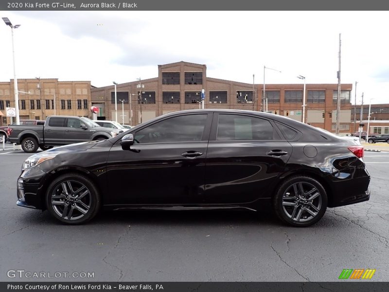 Aurora Black / Black 2020 Kia Forte GT-Line