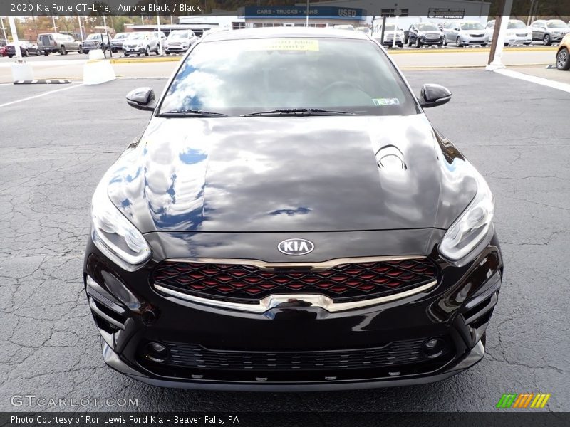 Aurora Black / Black 2020 Kia Forte GT-Line