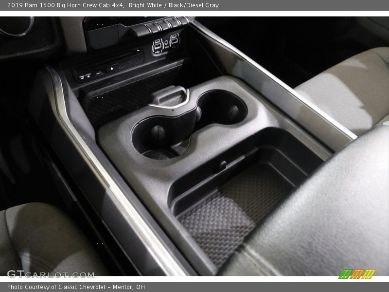 Bright White / Black/Diesel Gray 2019 Ram 1500 Big Horn Crew Cab 4x4