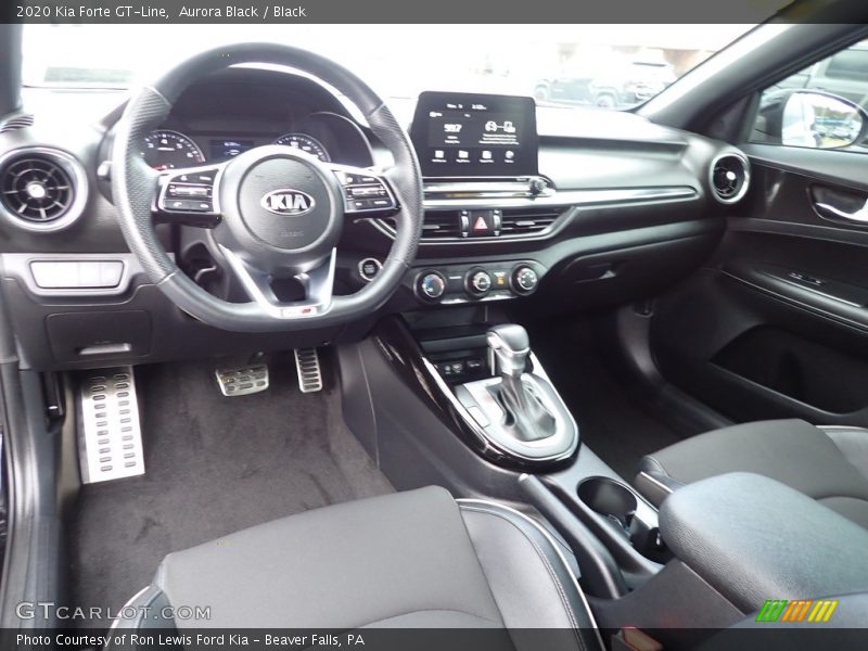 Aurora Black / Black 2020 Kia Forte GT-Line