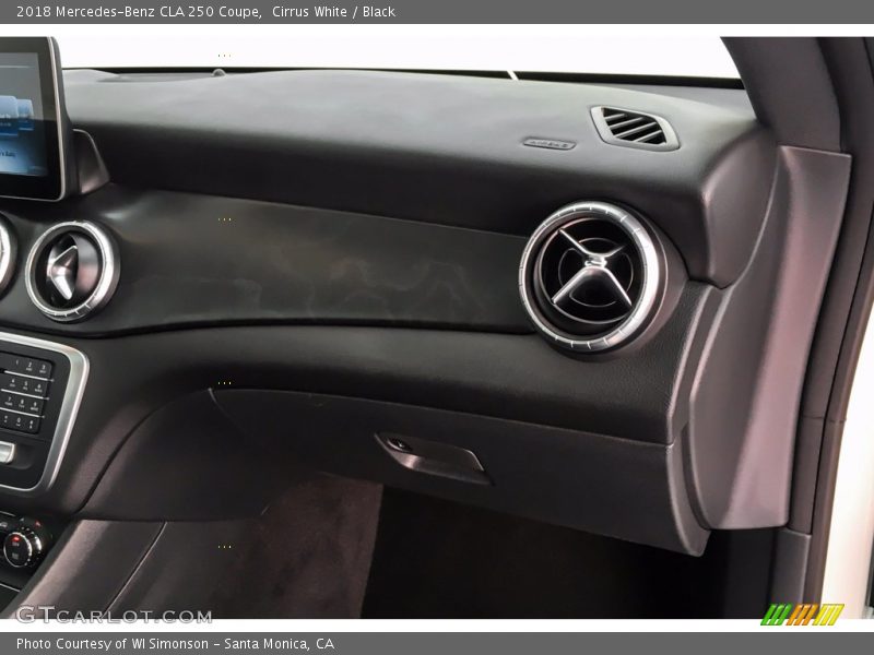 Cirrus White / Black 2018 Mercedes-Benz CLA 250 Coupe
