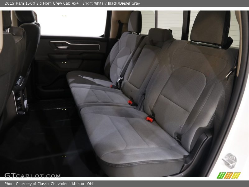 Bright White / Black/Diesel Gray 2019 Ram 1500 Big Horn Crew Cab 4x4