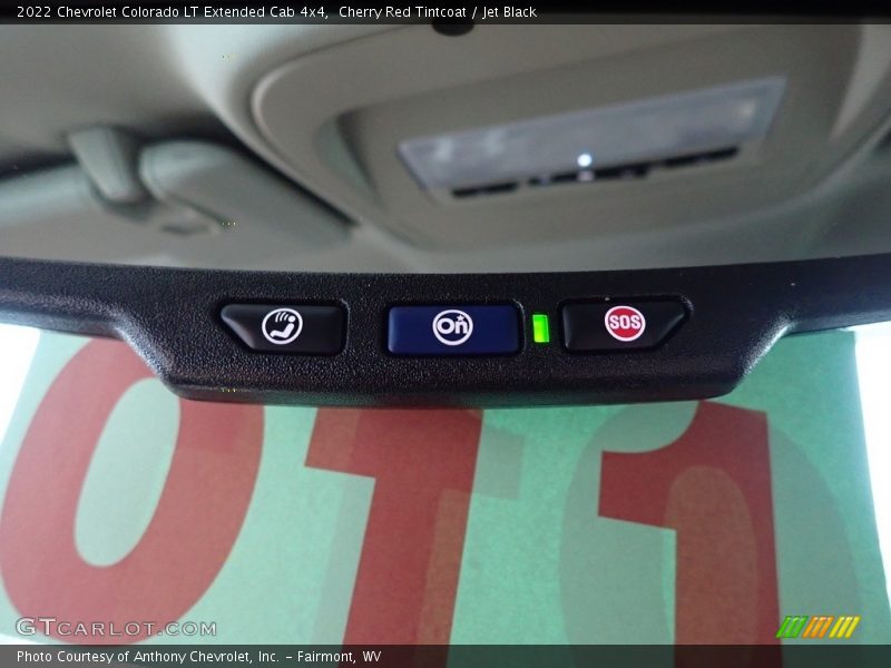 Cherry Red Tintcoat / Jet Black 2022 Chevrolet Colorado LT Extended Cab 4x4