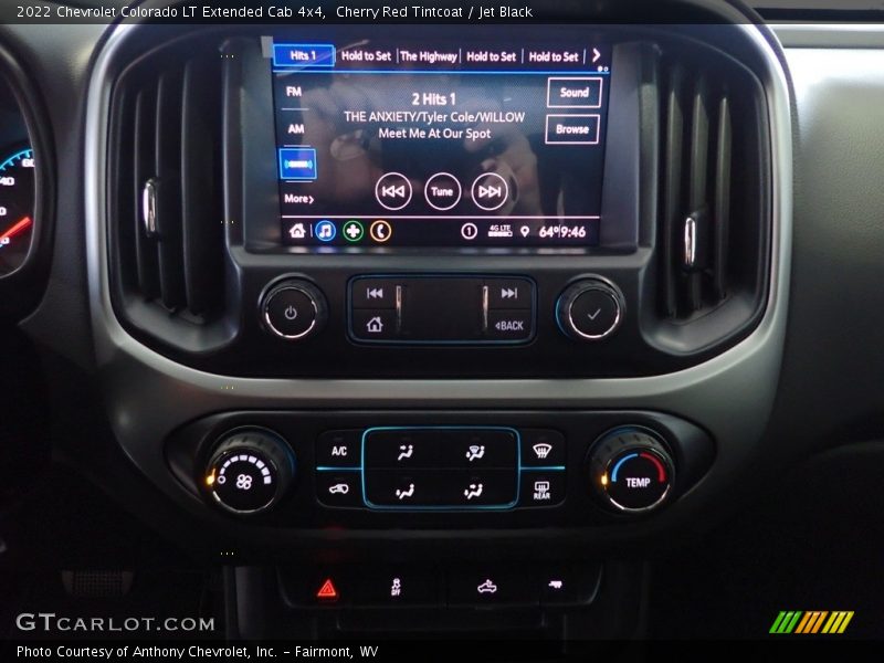 Controls of 2022 Colorado LT Extended Cab 4x4