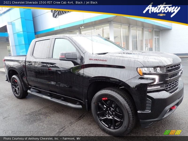 Black / Jet Black 2021 Chevrolet Silverado 1500 RST Crew Cab 4x4