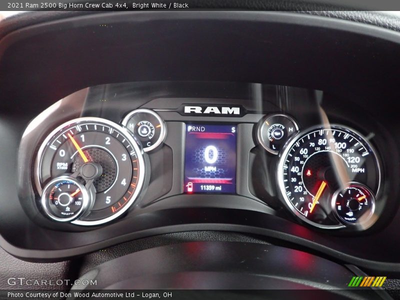 Bright White / Black 2021 Ram 2500 Big Horn Crew Cab 4x4
