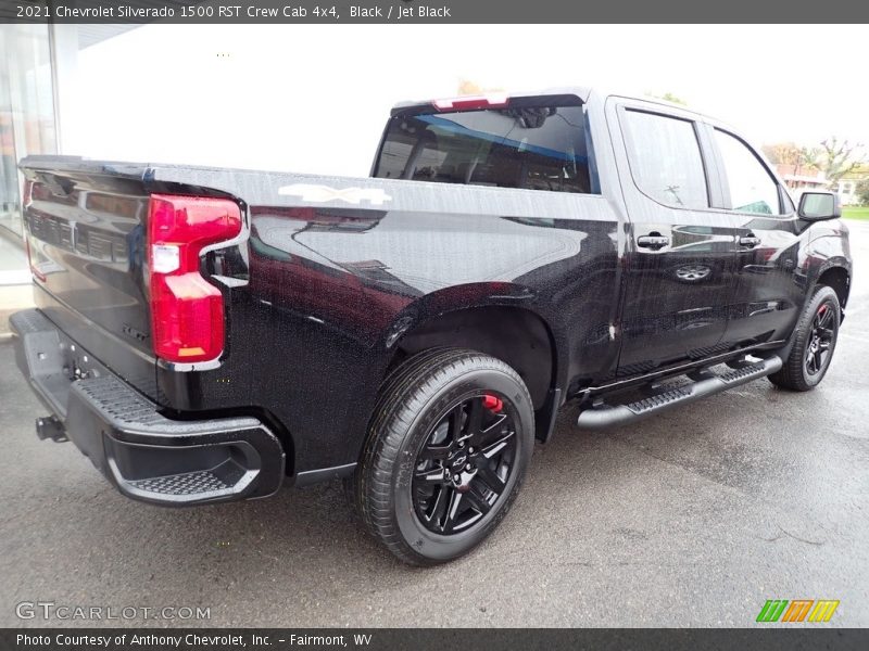 Black / Jet Black 2021 Chevrolet Silverado 1500 RST Crew Cab 4x4