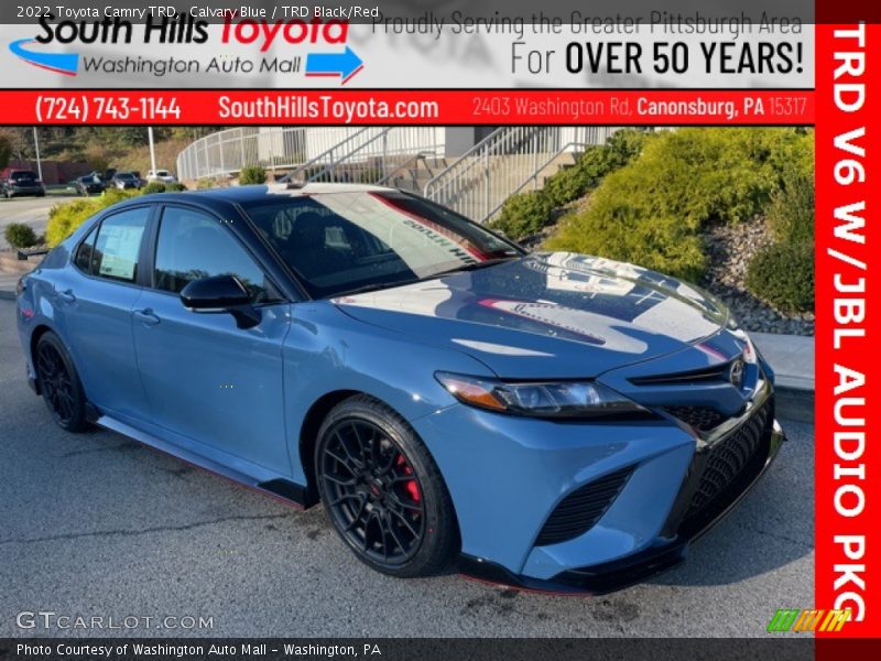 Calvary Blue / TRD Black/Red 2022 Toyota Camry TRD