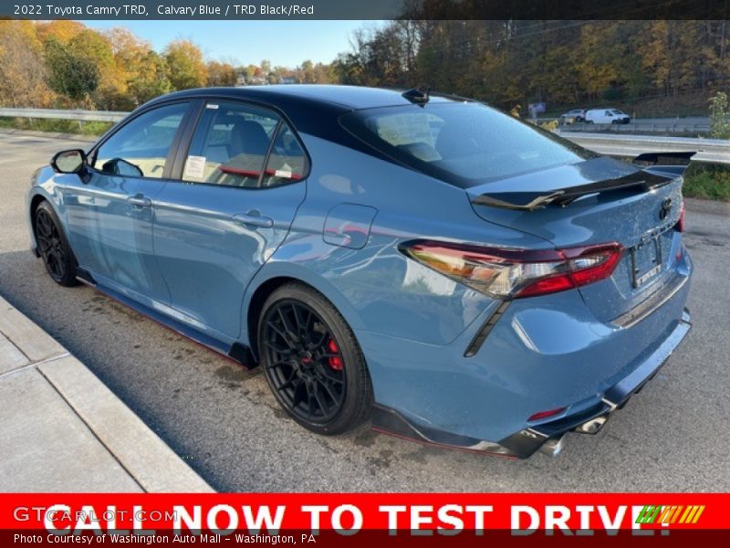 Calvary Blue / TRD Black/Red 2022 Toyota Camry TRD