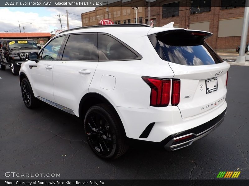 Glacial White Pearl / Black 2022 Kia Sorento SX AWD