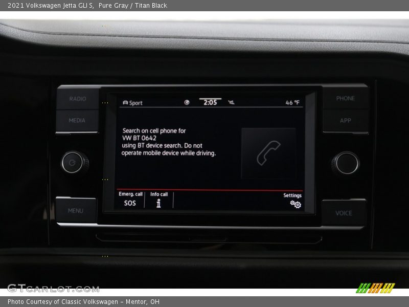 Pure Gray / Titan Black 2021 Volkswagen Jetta GLI S