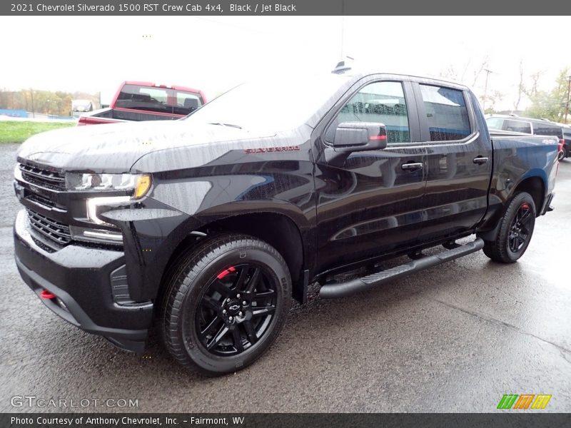 Black / Jet Black 2021 Chevrolet Silverado 1500 RST Crew Cab 4x4
