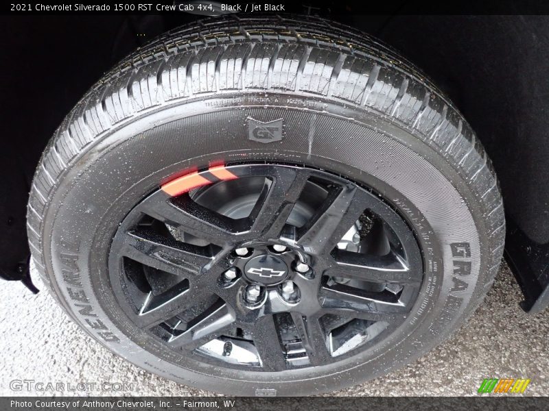 Black / Jet Black 2021 Chevrolet Silverado 1500 RST Crew Cab 4x4