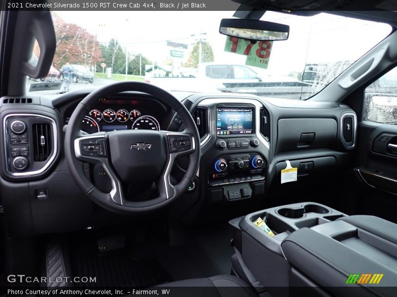  2021 Silverado 1500 RST Crew Cab 4x4 Jet Black Interior