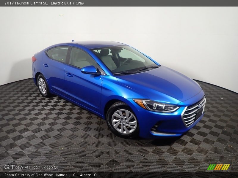 Electric Blue / Gray 2017 Hyundai Elantra SE