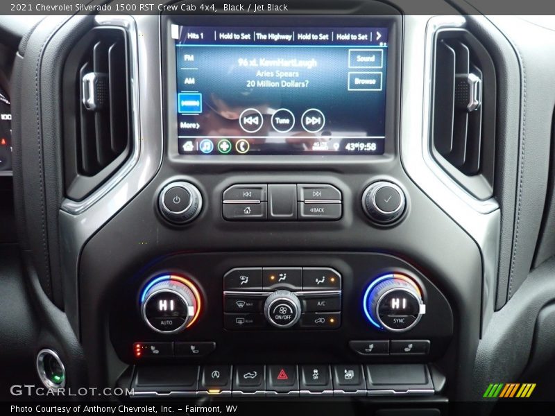 Black / Jet Black 2021 Chevrolet Silverado 1500 RST Crew Cab 4x4