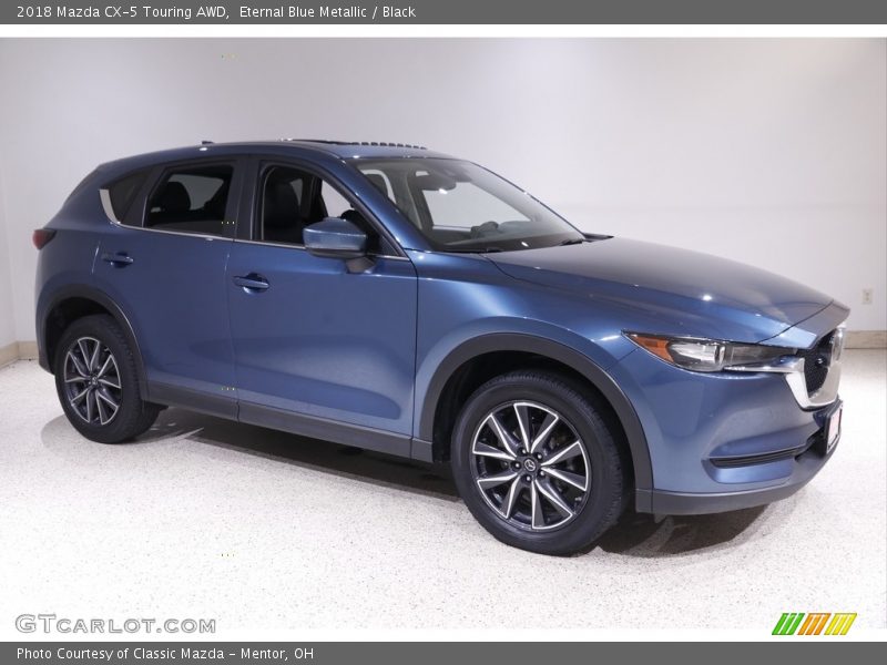 Eternal Blue Metallic / Black 2018 Mazda CX-5 Touring AWD