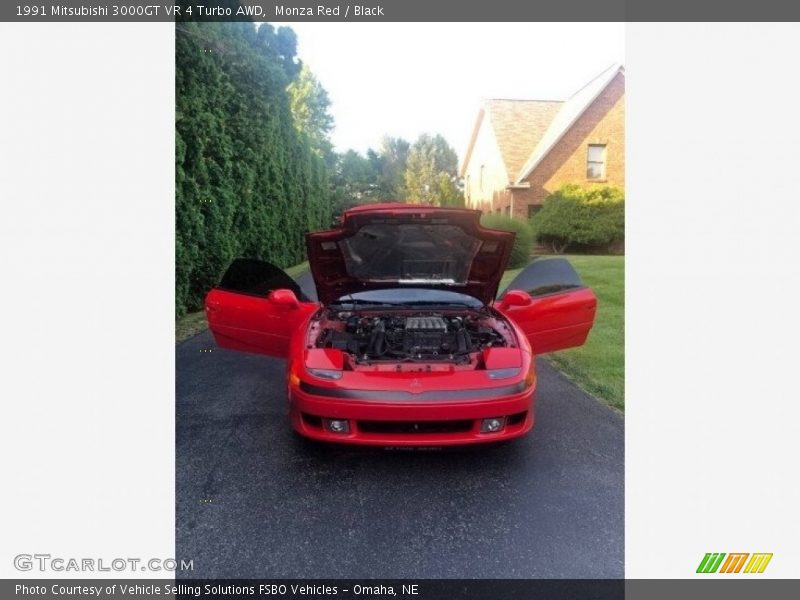 Monza Red / Black 1991 Mitsubishi 3000GT VR 4 Turbo AWD