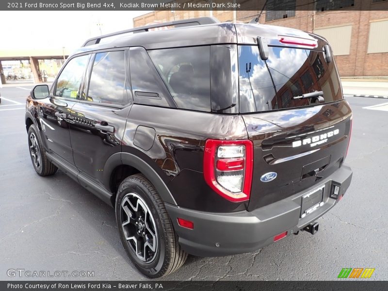 Kodiak Brown Metallic / Medium Dark Slate 2021 Ford Bronco Sport Big Bend 4x4
